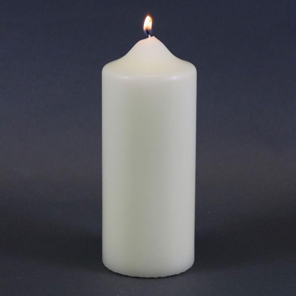 Chapel Candles Ivory Pillar Candle 17.5cm x 7cm Extra Image 1